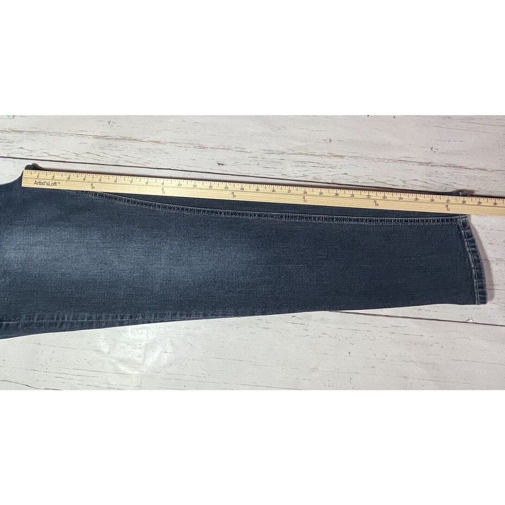 Zara Womens Jeans Wear Womens Size 34 Blue Straight Leg Dark Wash Denim - Picture 7 of 14